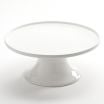 American Metalcraft PSP12 Porcelain Serving Stand, Round, White, 12