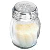 American Metalcraft 3306 6 Ounce Glass Cheese Shaker with Stainless Steel Top
