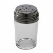 American Metalcraft 4406 Glass 6 Ounce Cheese Shaker with Stainless Steel Lid