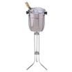 American Metalcraft CBS33 Stainless Steel Champagne Bucket w/ Chrome Plated Steel Stand