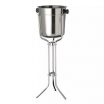 American Metalcraft CBS33 Stainless Steel Champagne Bucket w/ Chrome Plated Steel Stand