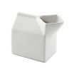 American Metalcraft CMCC5 White Ceramic 5 Oz Milk Carton Creamer