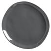 American Metalcraft CP10ST Melamine Coupe Plate, Round, Storm, 11-1/8″D X 3/4″H