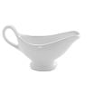 American Metalcraft GB3 Small China 3 Ounce Gravy Sauce Boat with Tapered Spout