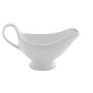 American Metalcraft GB8 Medium China Gravy Sauce Boat with Tapered Spout