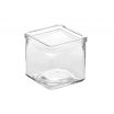 American Metalcraft GJ6 6 Ounce Square Glass Condiment Jar