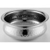 American Metalcraft HB5 Silver 16 oz 5 Inch Diameter Round Hammered Stainless Steel Moroccan Bowl