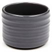 American Metalcraft PCG2 Gray 2 oz 2 Inch Diameter Round Porcelain Ramekin / Fry Cup / Sauce Cup With Ribbed Sides