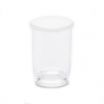 American Metalcraft PMC3 Mini Plastic Cup with Lid, 3 Oz