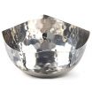 American Metalcraft SBH450 Silver 9 1/2 oz 4 1/2 Inch Diameter Round Squound Solid Hammered Finish Stainless Steel Snack Bowl