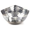 American Metalcraft SBH575 Silver 15 oz 5 3/4 Inch Diameter Round Squound Solid Hammered Finish Stainless Steel Snack Bowl