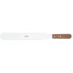 Ateco 1376 August Thomsen 14 Inches Stainless Steel Tapered Straight Blade Spatula With Wood Handle