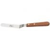 Ateco 1385 August Thomsen 4 1/2 Inches Stainless Steel Tapered Offset Blade Spatula With Wood Handle