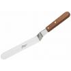 Ateco 1389 August Thomsen 9 3/4 Inches Stainless Steel Tapered Offset Blade Spatula With Wood Handle