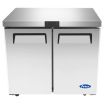 Atosa MGF36FGR 36-3/8 Inch Undercounter Freezer Reach-in Two-section