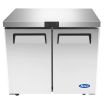 Atosa MGF36RGR Atosa Undercounter Refrigerator Reach-in Two-section