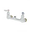 T&S Brass B-0230-CCLN - Wall Mounted Pantry Faucet Base with 8-Inch Centers/Less Nozzle/CC Inlets