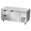 Beverage Air UCRD67AHC-2 Undercounter Refrigerator Two-section 67