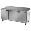 Beverage Air WTR72AHC-FIP Worktop Refrigerator Three-section 72