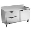 Beverage Air WTRD60AHC-2 Worktop Refrigerator Two-section 35-1/2