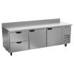Beverage Air WTRD93AHC-2 Worktop Refrigerator Three-section 35-1/2