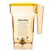 Blendtec 40-618-62 Yellow 75 oz FourSide Eastman Tritan Copolyester Plastic Blender Jar With Yellow Hard Lid
