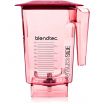 Blendtec 40-637-62 Red 90 oz WildSide Eastman Tritan Copolyester Plastic Blender Jar With Red Hard Lid