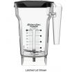 Blendtec 40-710-02 Clear 75 oz FourSide Eastman Tritan Copolyester Plastic Blender Jar With Black Soft Lid