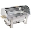 Winco C-5080 Deluxe 8 Qt. Full Size Roll Top Chafer