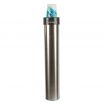 San Jamar C3400EV Vertical Stainless Steel Surface-Mount Elevator 12 - 24 oz. Paper or Plastic Cup Dispenser