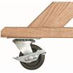 Aarco C-44 Rubber Non-Skid Swivel Caster Set With 2 Locking And 2 Non-Locking For Aarco Free Standing Boards