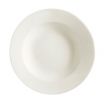 CAC China REC-115 Rolled Edge 24 Oz. American White Ceramic Pasta Bowl