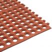 Cactus Mat 2523-R35 VIP Prima Red 3 ft x 5 ft Connectable Lightweight Grease-Resistant Anti-Fatigue Anti-Slip Molded Rubber Floor Mat, 1/2
