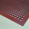 Cactus Mat 2530-R5 Red 3 ft x 5 ft VIP Topdek Junior Lightweight Grease-Resistant Anti-Fatigue Anti-Slip Molded Rubber Floor Mat, 1/2
