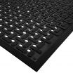 Cactus Mat 2540-C10 Black 3 ft x 10 ft VIP Guardian Lightweight Grease-Proof Anti-Fatigue Anti-Slip Reversible Nitrile Rubber Mat, 1/4
