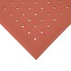 Cactus Mat 5000-R35 Red VIP Red Cloud 3 ft x 5 ft Grease-Proof Rubber Anti-Fatigue Floor Mat With Drainage Holes, 3/4