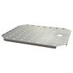 Cadco CDT-2 Stainless Steel Half-Size False Bottom for Steam Pans