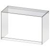 Cal-Mil 22145-36 Box Style Clear 24