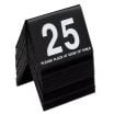 Cal-Mil 234-13 Black/White Double-Sided Number Tents 1-25 - 3 1/2