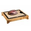 Cal-Mil 810-53 Cut-Mate Carving Station Kit with Light Wood Frame, Drip Tray, and Cutting Board