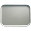 Cambro 1418107 Pearl Gray 14 Inch x 18 Inch Rectangular Fiberglass Camtray Cafeteria Serving Tray