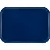 Cambro 1014123 Amazon Blue 10 5/8 Inch x 13 3/4 Inch Rectangular Fiberglass Camtray Cafeteria Serving Tray