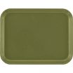 Cambro 1014428 Olive Green 10 5/8 Inch x 13 3/4 Inch Rectangular Fiberglass Camtray Cafeteria Serving Tray