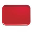 Cambro 1014510 Signal Red 10 5/8 Inch x 13 3/4 Inch Rectangular Fiberglass Camtray Cafeteria Serving Tray