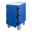 Cambro 1826LBC186 Navy Blue Camcart Front Loading Insulated Food Storage Box Transport Cart