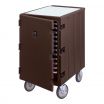 Cambro 1826LBC131 Dark Brown Camcart Front Loading Insulated Food Storage Box Transport Cart