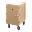 Cambro 1826LTCSP157 Coffee Beige Camcart Front Loading Insulated Sheet Pan and Tray Cart w/ Security Package