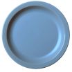 Cambro 65CWNR401 Slate Blue Camwear 6-9/16 Inch Narrow Rim Polycarbonate Plate