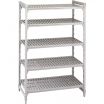 Cambro CPU183672V5480 Speckled Gray Camshelving 36 Inch x 72 Inch 5 Vented Shelves Starter Unit