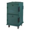 Cambro UPC1600192 Granite Green Ultra Camcart Front Loading Insulated Food Pan Hold and Transport Cart